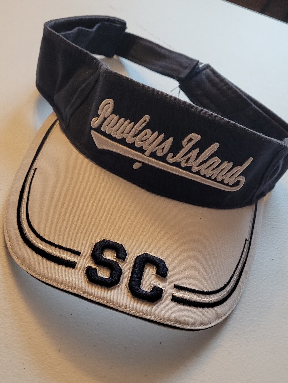 Seaworthy  Visor - Navy and White